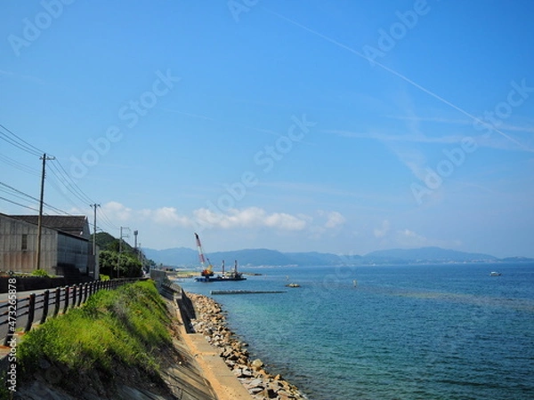 Obraz 海沿いの風景