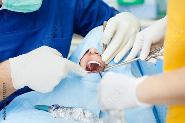 Fototapeta Dental surgery