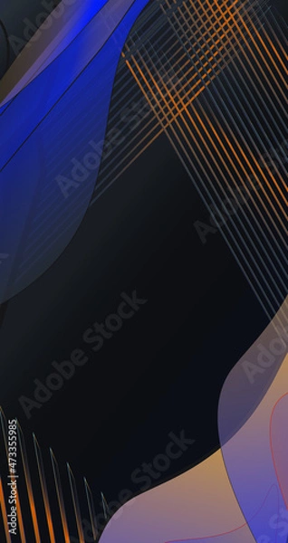 Fototapeta Abstract background with waves