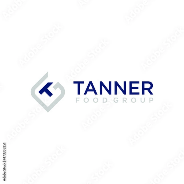 Obraz gt initial business logo design