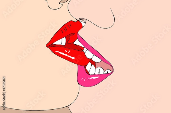 Obraz Un Bacio Appassionato