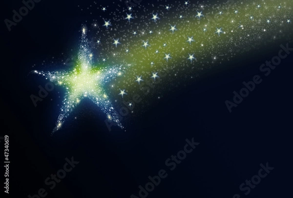 Fototapeta stella cometa