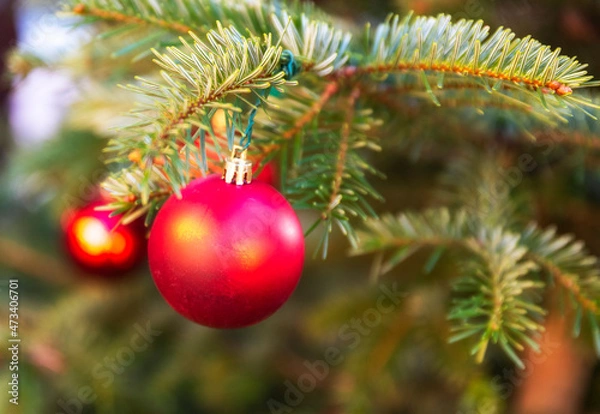 Obraz christmas tree decorations