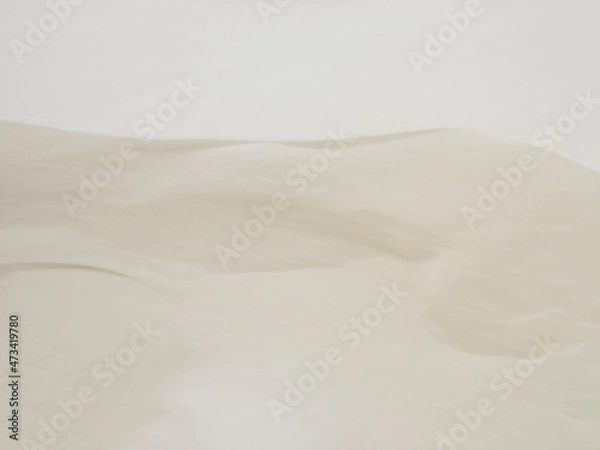 Fototapeta Shadows and patterns  on the surface of snow