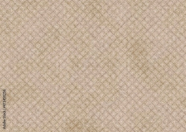 Fototapeta 古い和柄模様（鹿の子）の和紙の質感のある背景