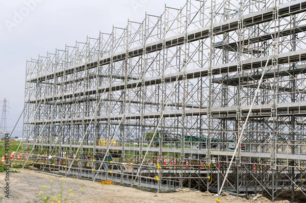 Obraz 建設現場　足場