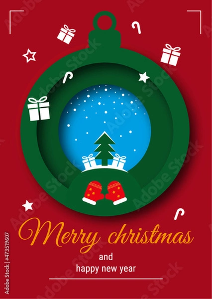 Obraz merry christmas