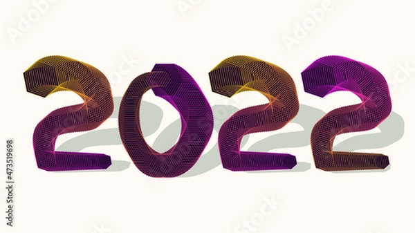 Fototapeta 2022 sign for your project