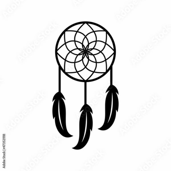 Obraz dream catcher vector icon