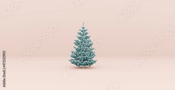 Fototapeta 3d rendering background with abstract podium and wall scene background. 
