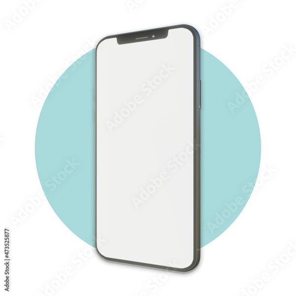 Obraz smartphone 3d rendering illustration