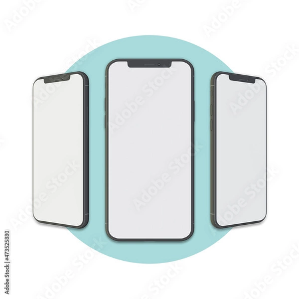 Obraz smartphone 3d rendering illustration