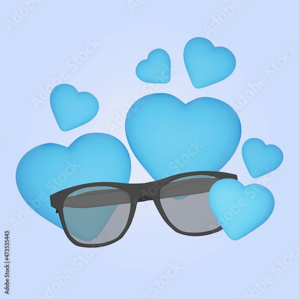 Obraz father day concept 3d rendering illustration