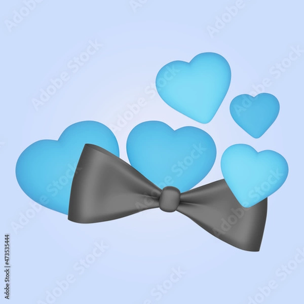 Obraz father day concept 3d rendering illustration