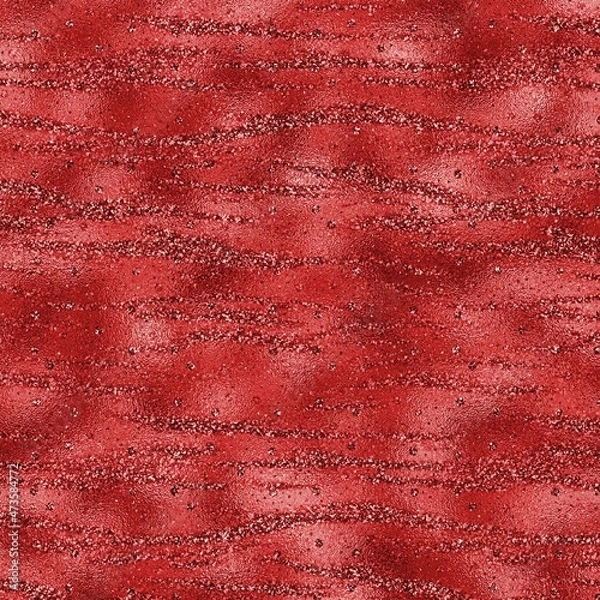 Fototapeta Red Foil Background Texture