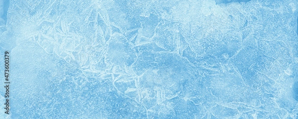 Obraz Winter Natural ice background