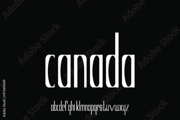 Fototapeta alphabet font vector set