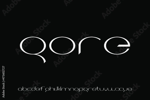 Fototapeta alphabet font vector set