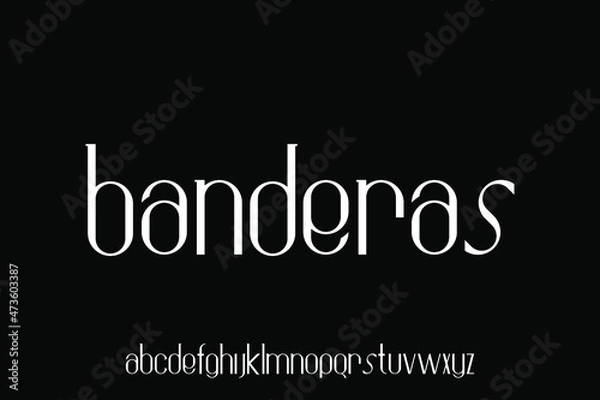 Fototapeta alphabet font vector set