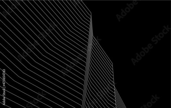 Fototapeta abstract architecture design vector illustration