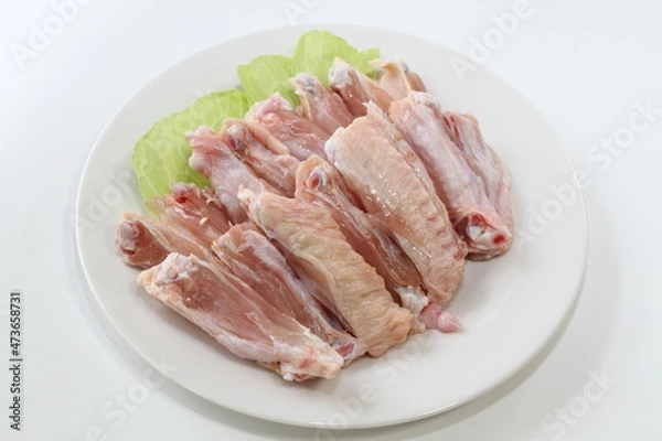 Fototapeta 若鶏手羽中（生肉）