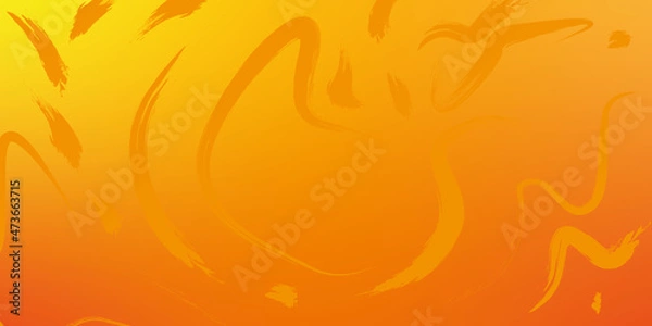 Fototapeta abstract background with orange gradient color for desktop background wallpaper and banner