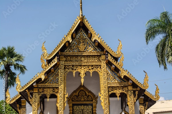 Obraz Within Wat Phra That Si Chom Thong is a Buddhist temple in Chiang Mai province northern of Thailand.