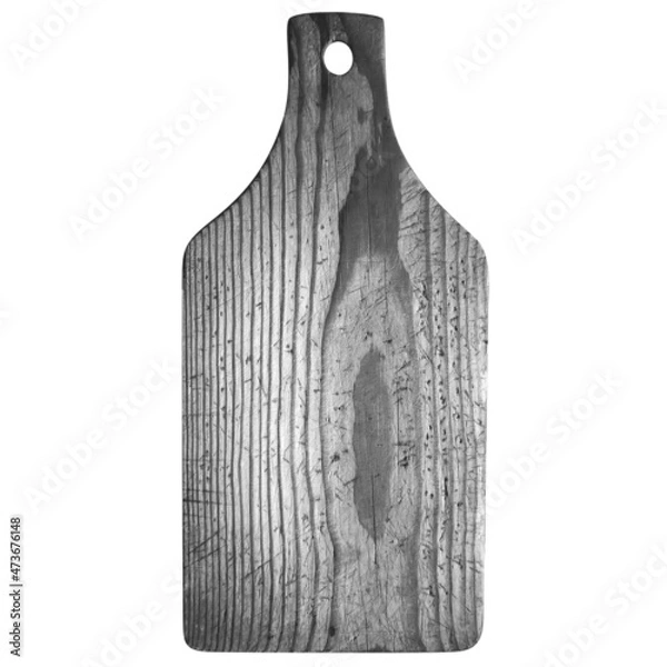 Obraz Wooden board kitchen texture cooking food rustic photo on a white background
