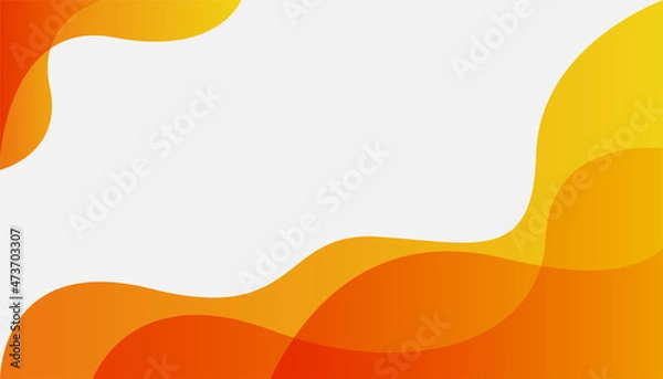 Fototapeta Modern orange abstract background. Vector illustration design for presentation, banner, cover, web, flyer, card, poster, wallpaper, texture, slide, magazine, and powerpoint.