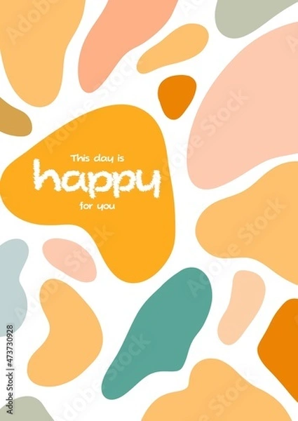 Fototapeta Yellow package background. Abstract light colors illustration.