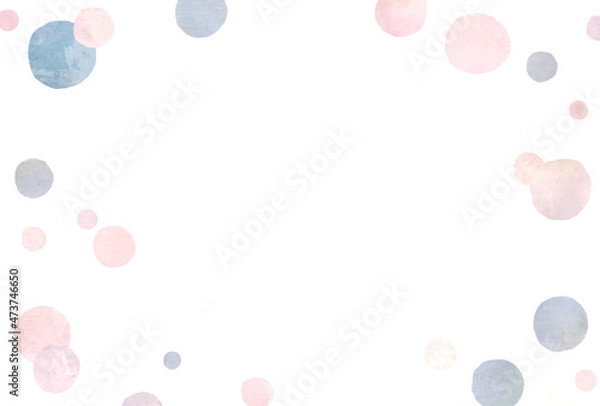 Fototapeta 背景素材_水彩テクスチャ_ネイビー