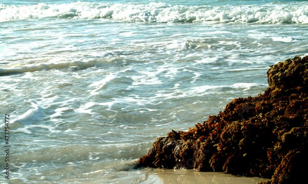 Obraz waves and rocks