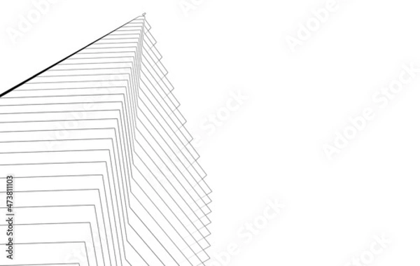 Fototapeta abstract lines design background
