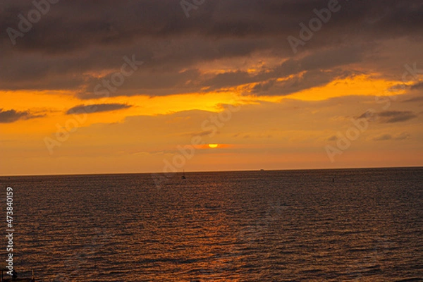 Obraz sunset on the beach