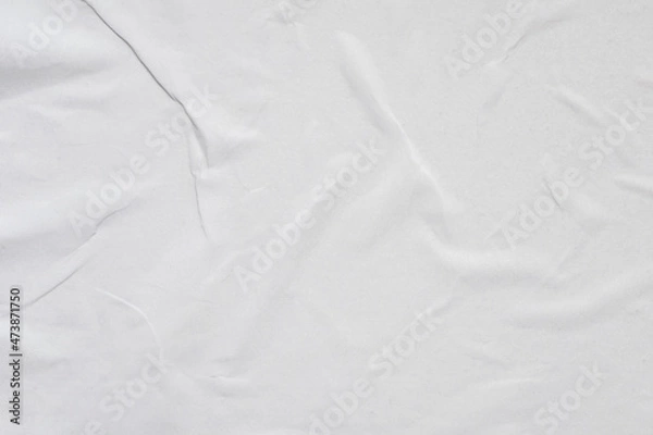 Fototapeta white paper texture with creases