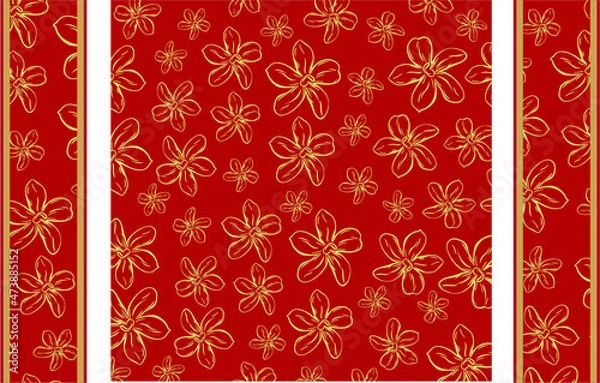 Obraz Stylish vector pattern, background