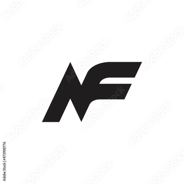 Obraz nf logo design