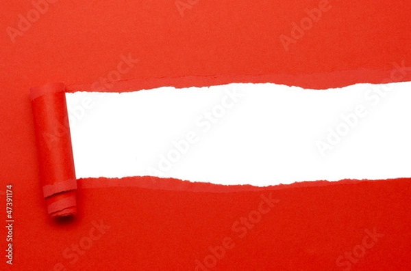 Obraz Torn Paper and space for text