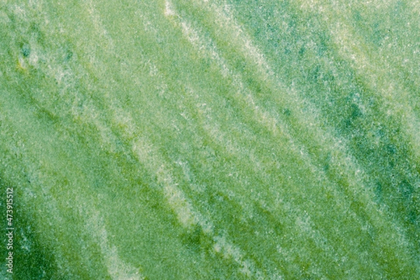 Fototapeta Green marble background, macro shot. Stone texture.