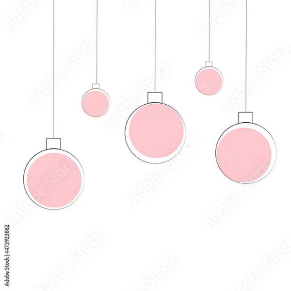 Obraz illustrations dedicated to winter holidays