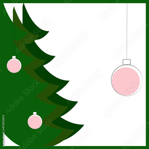 Obraz illustrations dedicated to winter holidays