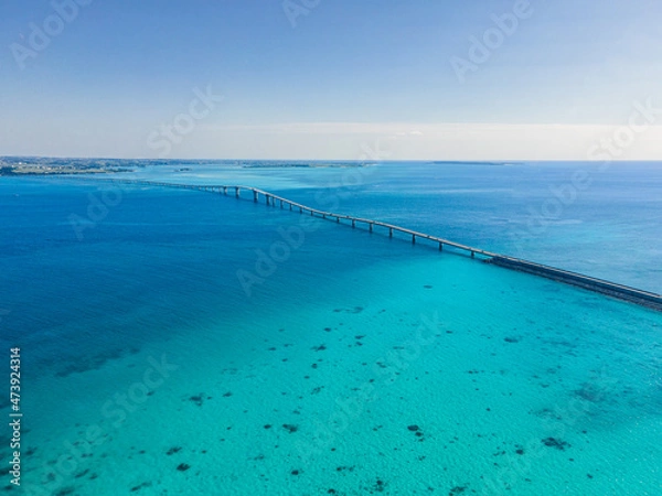 Obraz 宮古島・伊良部大橋・ドローン空撮