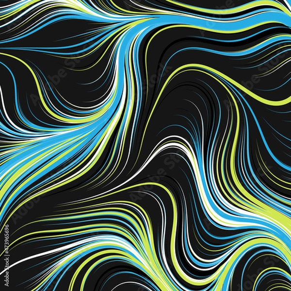 Obraz Abstract Perlin Noise Geometric Pattern generative computational art illustration