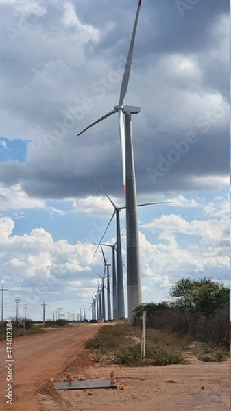 Fototapeta wind power station