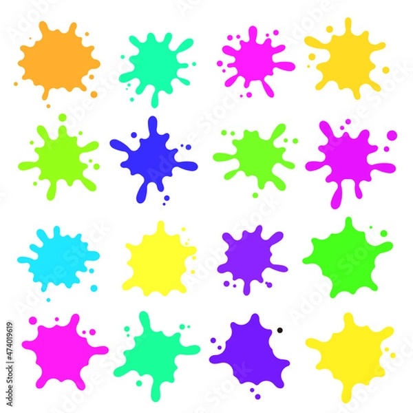 Obraz インクやペンキ飛ばし素材