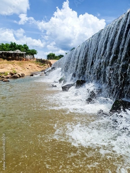 Obraz waterfall in the mountains
