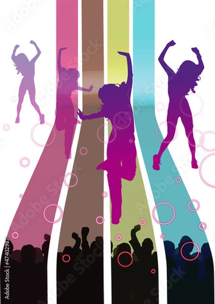 Obraz danseuses en démonstration