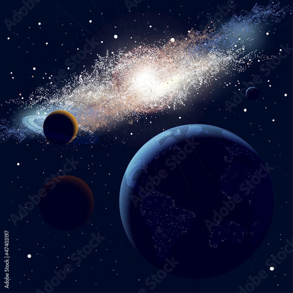 Fototapeta infinite space