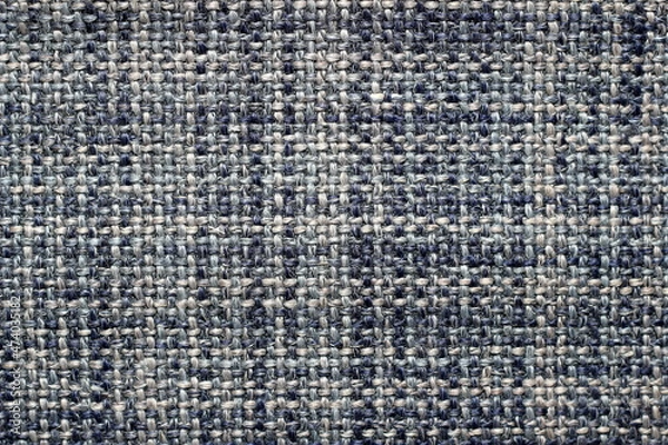 Fototapeta the texture of the jacquard fabric of large weave is similar to burlap