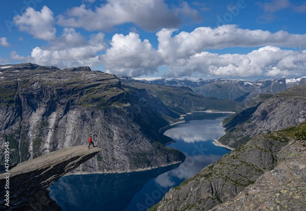 Obraz lake and mountains
